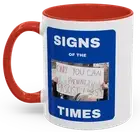 FASCIST LIARS Hands Off No Kings Indivisible Blue Dot Signs of Times Coffee Mug
