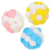 3 Pcs Ball Gnaw Toys Stimulating Cat Kitten Interactive for Cats