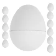 12 Pcs Easter Paper Mache Eggs Unpainted Basket Stuffers Fillers