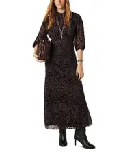 ba & sh Duny Drape Back Dress