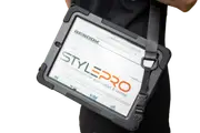 StylePro, iPad Pro 11” shockproof case with hand strap, shoulder strap & rotating stand, black