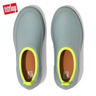 【FitFlop】WONDERCLOG NEON-POP WATERPROOF RUBBER CLOGS輕量雨鞋-女(藍