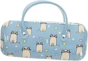 [Yardenfun] Box children's creative portable toiletry bag glass container cute cosmetic bag Soft Glasses Case Leather eyeglasses case portable glasses case coloured glasses case handheld