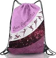 HJKLONE Gymnastics Gifts Gymnastics Drawstring Backpack Gymnastics Drawstring Bag Team Gifts Bag 1Pcs