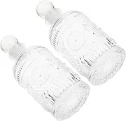 Homoyoyo 2pcs Vintage Diffuser Bottles Refillable Fragrance Containers for Room Decoration Air Safe Design for Aromatherapy