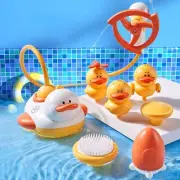 Baby Bath Toys Electric Duck water Sprinkler Boat Spray Pool Shower For toddlers