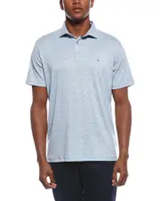 TailorByrd Featherweight Super Soft Melange Jersey Polo Shirt