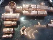 Viega ProPress Copper LOT OF 18 TEES/ELBOWS/REDUCING TEES/SWEATS READ DESCRIPTIO