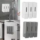 Wall Mount Soap Dispenser Manual Hand Washing for Bathroom Household Kitchen