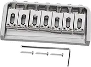 MUELODSIC Electric Guitar Bridge Replacement Part for String Models Durable Tailpiece with Smooth Edges for Comfortable Play Easy Installation Guitar Accessory