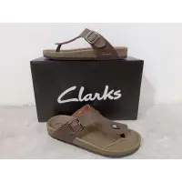 在飛比找蝦皮購物優惠-Clarks 涼鞋,純皮革,舒適,24 小時內發貨,Kasu