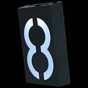 NULYLU Solar Powered House Sign with LED Light Easy Install Outdoor Address Plaque for Mailbox Durable Solar Address Numbers for Day and Night Readability for Home
