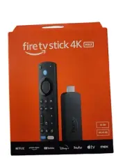 Amazon Fire TV Stick 4K Max streaming device, supports Wi-Fi 6E, free & live TV