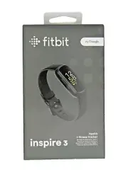 Fitbit - Inspire 3 Health & Fitness Tracker - Midnight Zen New