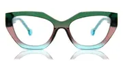 LA Eyeworks Gibson 210 Men's Glasses Green Size 52 - Private Health Rebate - Blue Light Block Available