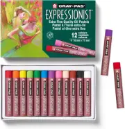 SAKURA Cray-Pas Expressionist Oil Pastel Set - Soft Pastels Multicolor