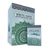 Sacred Tree White Sage Backflow Incense Cones - 168 Cones