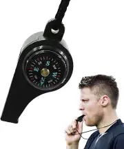 Evnbhgyu Safety Whistle for Women - Compass Hiking Survival with Thermometers...