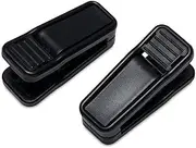 House Day Black Plastic Finger Clips for Hangers 20 Pack Pants Hanger Clips Strong Pinch Grip Clips for Use with Slim-line Clothes Hangers Clips for Velvet Hangers