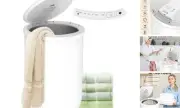 Ultra Large Capacity Towel Warmer Bucket, Rapid Heating with Timer, One-Button