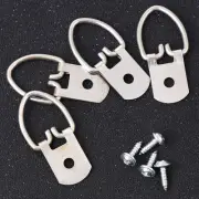 200 Pcs Single Hole D Ring Heavy Duty Picture Frame Back Digital Painting Hooks