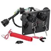 Yamaha Outboard Dual Twin Ignition Key Kill Switch 115-300HP 6K1-82570-11-00