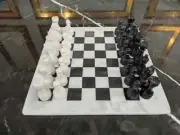 Queen's Gambit Marble Chess Set Indoor Adult Chess Game Marble Chess Board Sets
