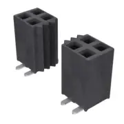 TSS-105-04-L-D-RA Connector Header Through Hole, Right Angle 10 position 0.100"