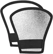AIMALL Camera Flash Diffuser Softbox Silver and White Reflector for Canon and Nikon Flashes, Red-Eye Reduction, 10.8 x 18.5 x 20cm, Compatible with Multiple Models