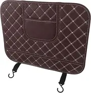 GARVALON Car Back Seat Protector Mat for Easy to Clean Durable Kick Mat for Upholstery Fit for Car Interior Against and Scratches