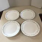 CORELLE LIVINGWARE BY CORNING " COUNTRY COTTAGE " 10 1/4" PLATES SET OF 4 NEW