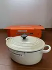 Le Creuset Cocotte Oval 25cm (9.84") 3.2L 3.38qt Dune Almond Beige Cast Iron NEW