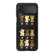 Galaxy Z Flip4 Impact Hinge Case cute and lovely teddy bear friends