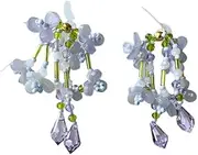 [RYEPOLNIX] Earrings Colorful tassel flower Drop Pendant Handmade earrings Summer Beach Sweet cute Cool girl party earrings/754
