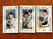 1983' KELLOGGS (3) CARD LOT BARKER, THORNTON, HARRAH CLEVELAND INDIANS LEGENDS