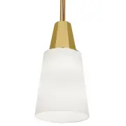 Robert Abbey Wheatley WHT Pendant Wheatley 6"W Mini Pendant - Brass