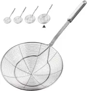 YFWOOD 7.9 Inch Spider Strainer Skimmer, Reinforced 7.9-Inch, Stainless Steel