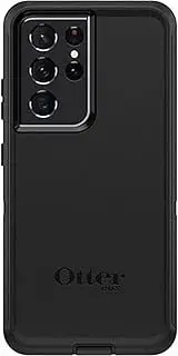 [Otterbox] Galaxy S21 Ultra 5G (Only) - Defender Series Screenless Edition Case - Black - Case Only - Rugged & Durable - with Port Protection - Non-Retail Packaging