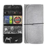 Guitar Accessory Organizer Bag, Foldable Easy Access Pockets Case, Picks,