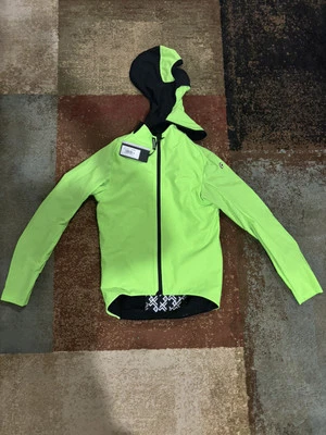 ASSOS Mille GT Ultraz Winter Jacket EVO - Men's MEDIUM -Visibility Green -NWT