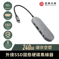 在飛比找momo購物網優惠-【ADAM 亞果元素】CASA Hub S 五合一 USB-