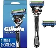 Gillette ProGlide Razors for Men, 1 Gillette Razor, 2 Razor Blade Refills