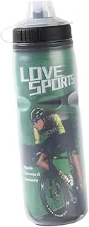 Bike Water Bottle Cycling Bottle with Handle Fitness Bottle Reusable 0.6 L Drinking Bottle Squeeze Bottle Cycling for Workout