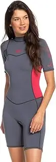 Roxy Womens 2/2Mm Syncro Short Sleeve Back Zip Flt Springsuit for Women Erjw503007