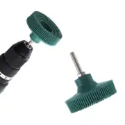 2 3 Disc Drill Brush Attachment Power Rubber Bristle Scrubber for Polisher
