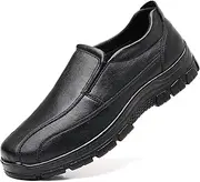 [Trsorini] Mens Casual Shoes Loafers Slip on Dress Sneakers Business Office Premier Breathable Lightweight Shoes Male