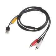 Digital To Analog Aux Conversion Cable RCA+3.5mm Sound Aux Cable for HDTV