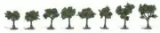 Woodland Scenics TR1501 Medium Green Model Trees - RTU (Pack of 8)