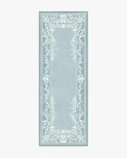 75' x 215' | Machine Washable Runner Rug | Kid & Pet Friendly | Indoor Rug | Juliet Slate Blue Rug | Ruggable
