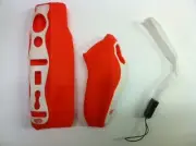 2 SILICON SKINS CASE COVERS FOR NINTENDO Wii REMOTE & NUNCHCUCK CONTROLS O&W 41L